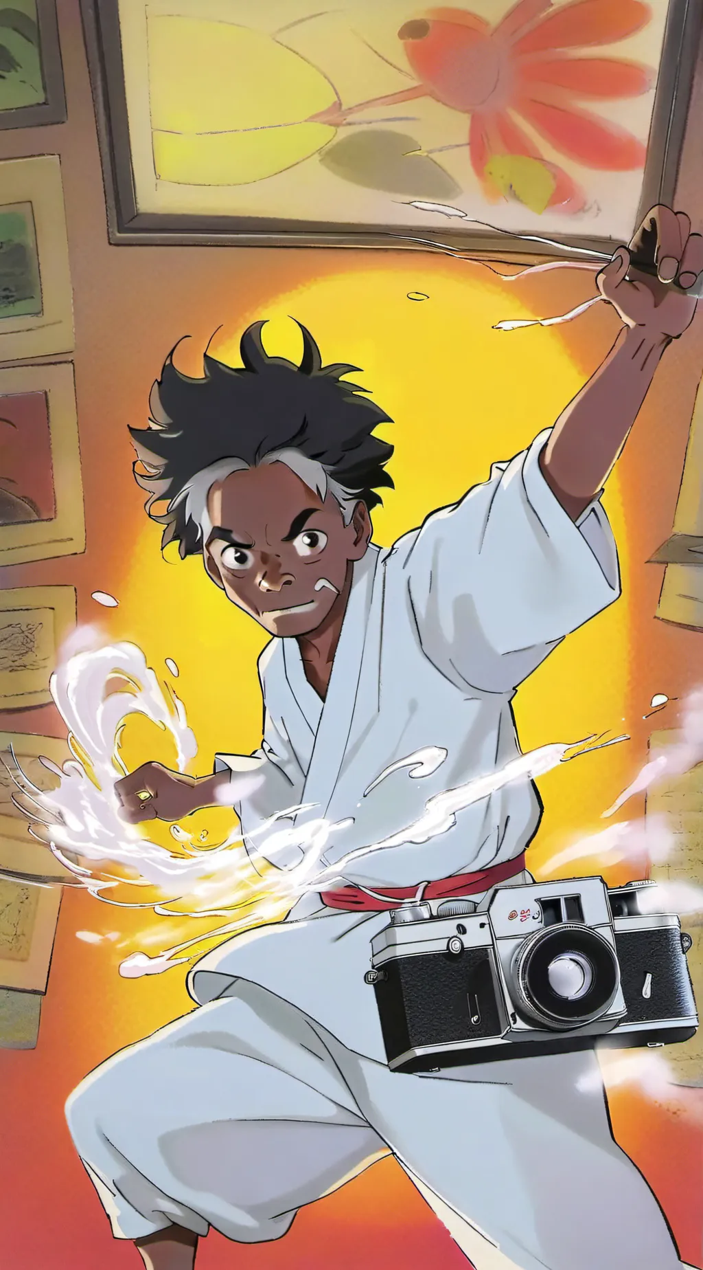 ai character: ISHOWSPEED background