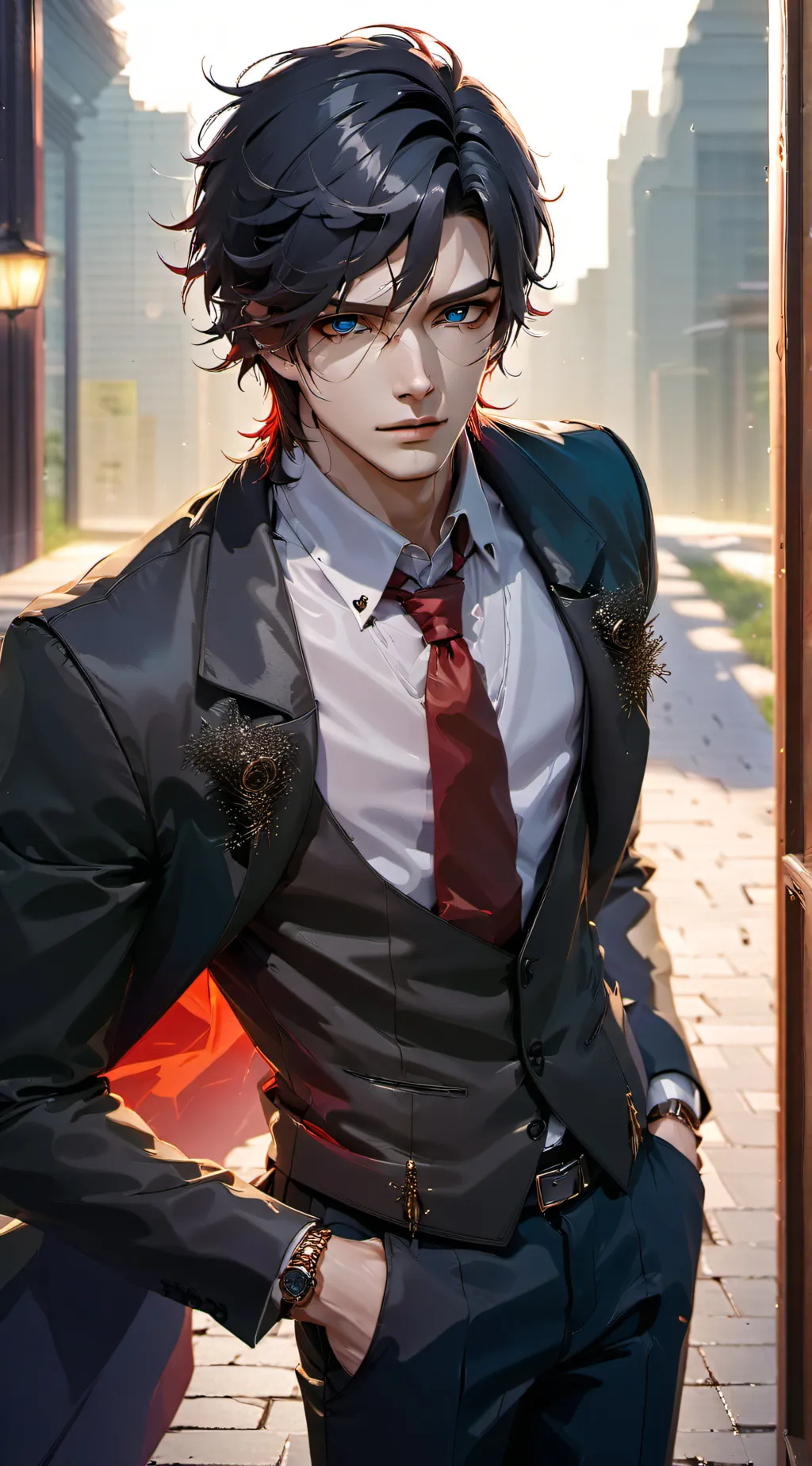 ai character: Isaiah ❤️ background