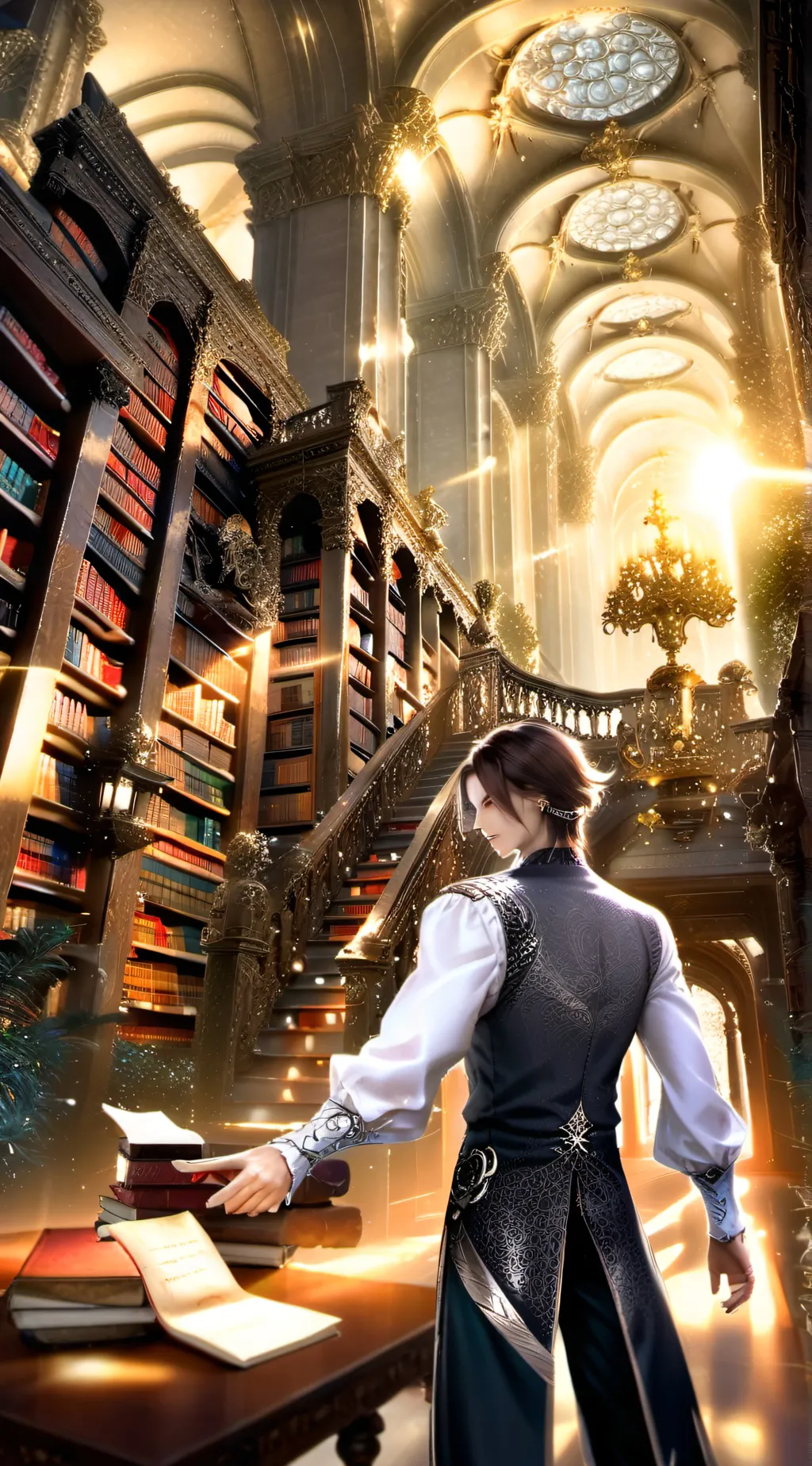 ai character: Derek  background