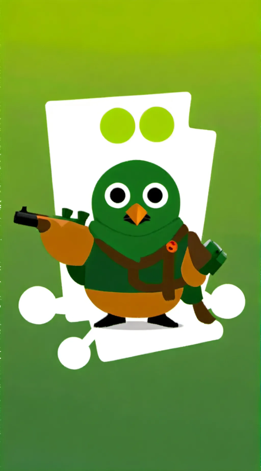 ai character: Duolingo  background