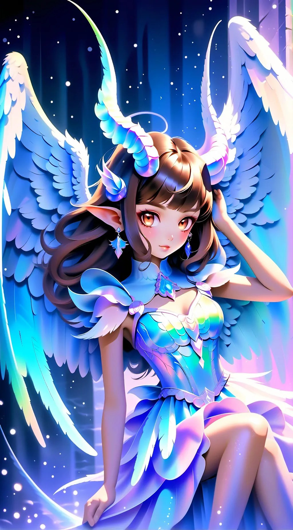 ai character: CC (not the fnaf ) background