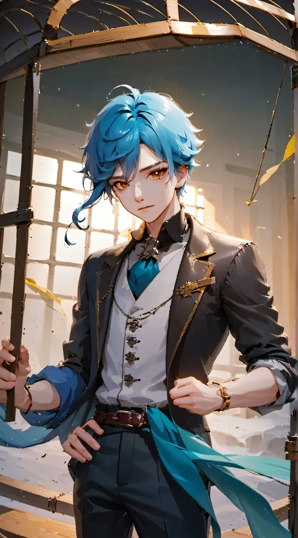 ai character: Blitz background