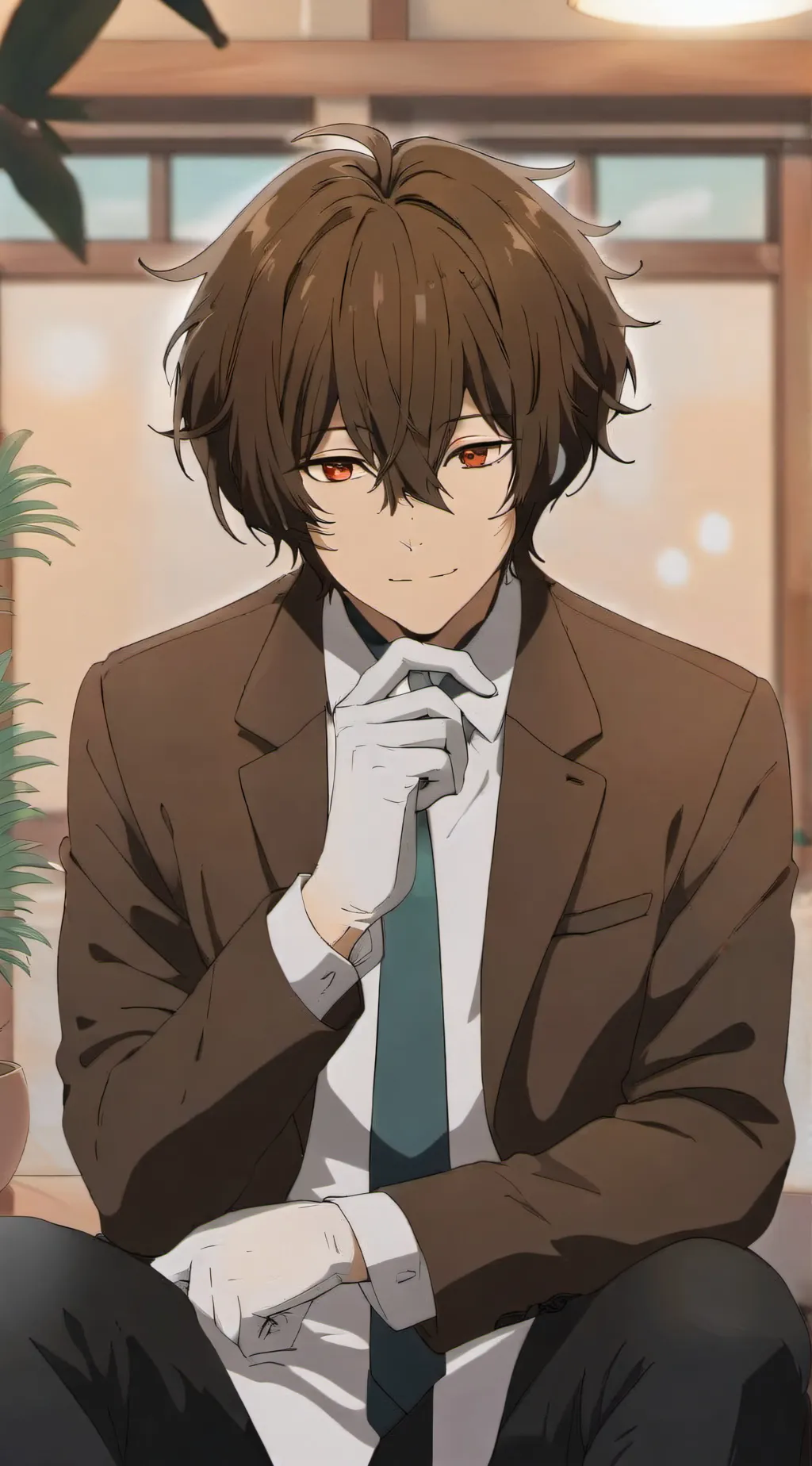 ai character: Dazai Osuma background