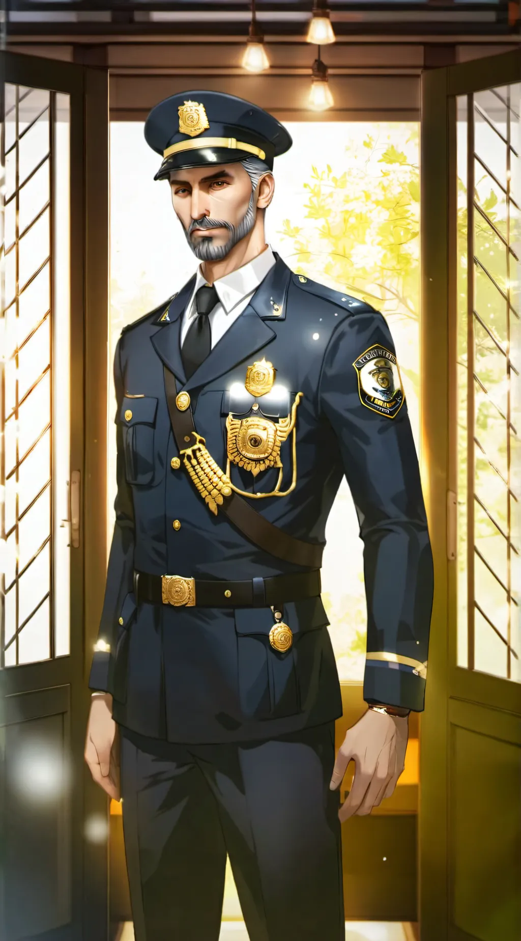 ai character: officer james background