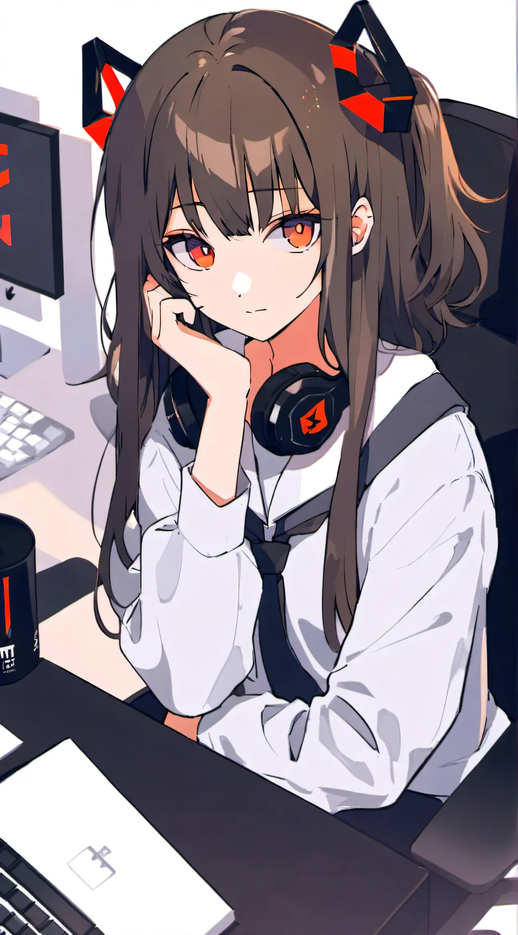 ai character: Streamer Roommate background