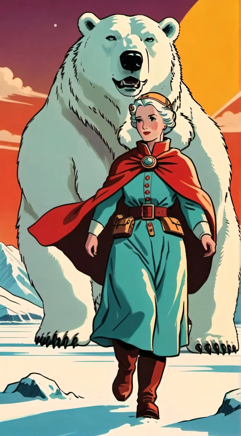 ai character: Countryhuman background