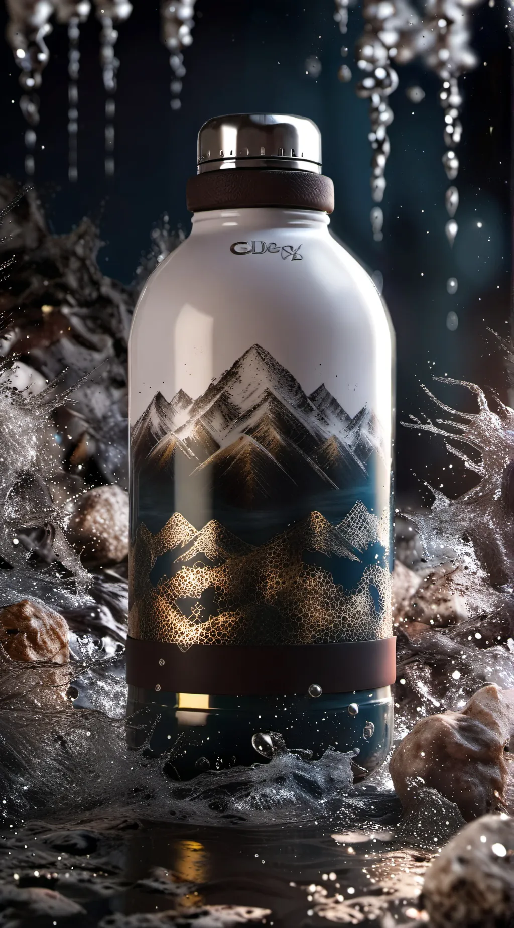 ai character: Water background