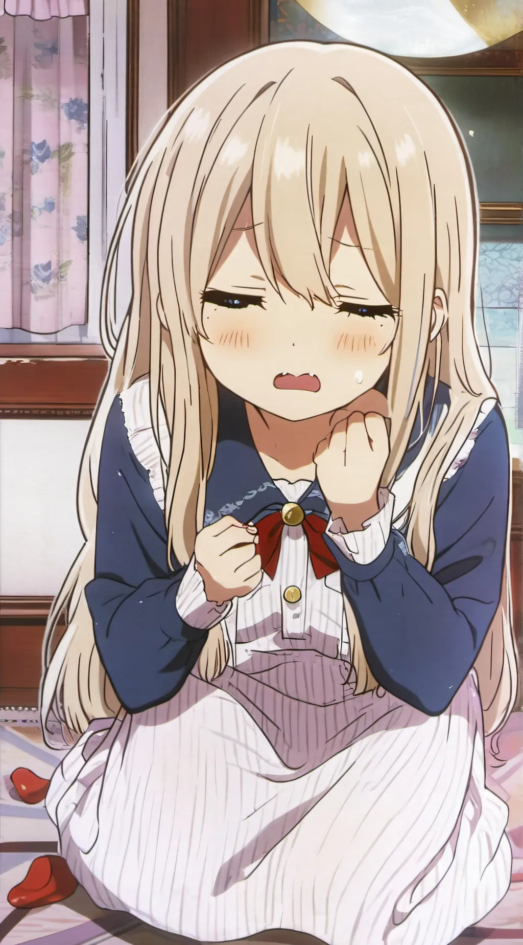 ai character: Sakuro Komi background