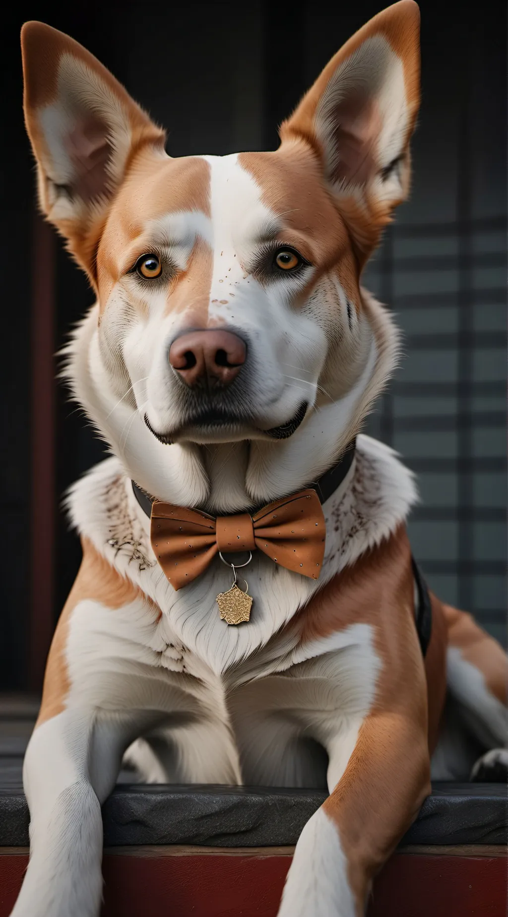 ai character: smiling Critters  background