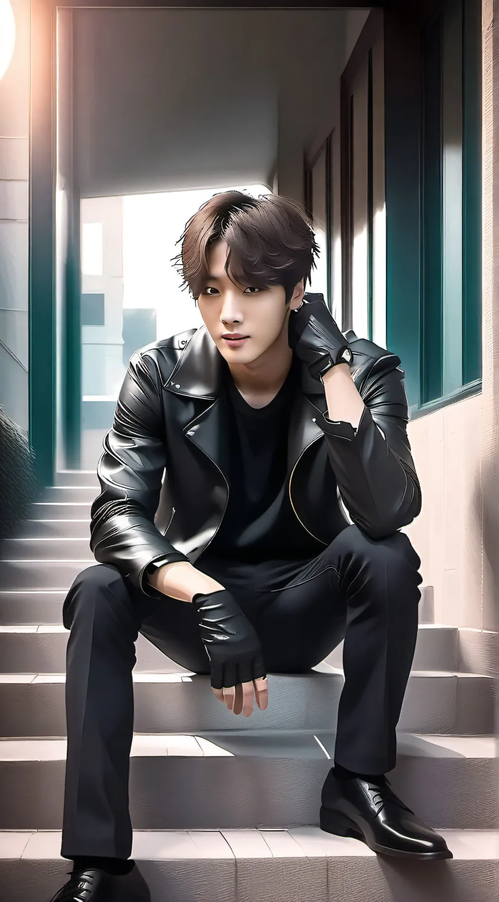 ai character: Jeon Jungkook background