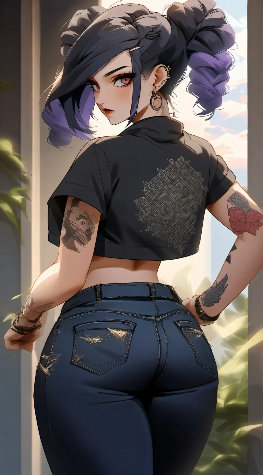 ai character: Raven background