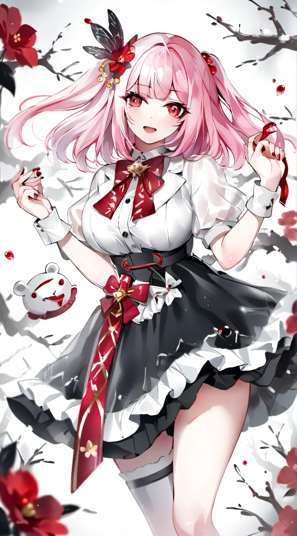 ai character: Cute hirl background