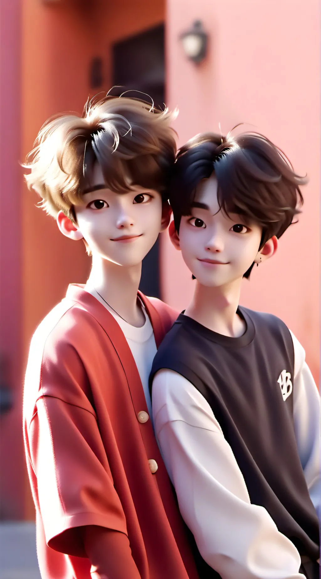 ai character: Chris and Alex background