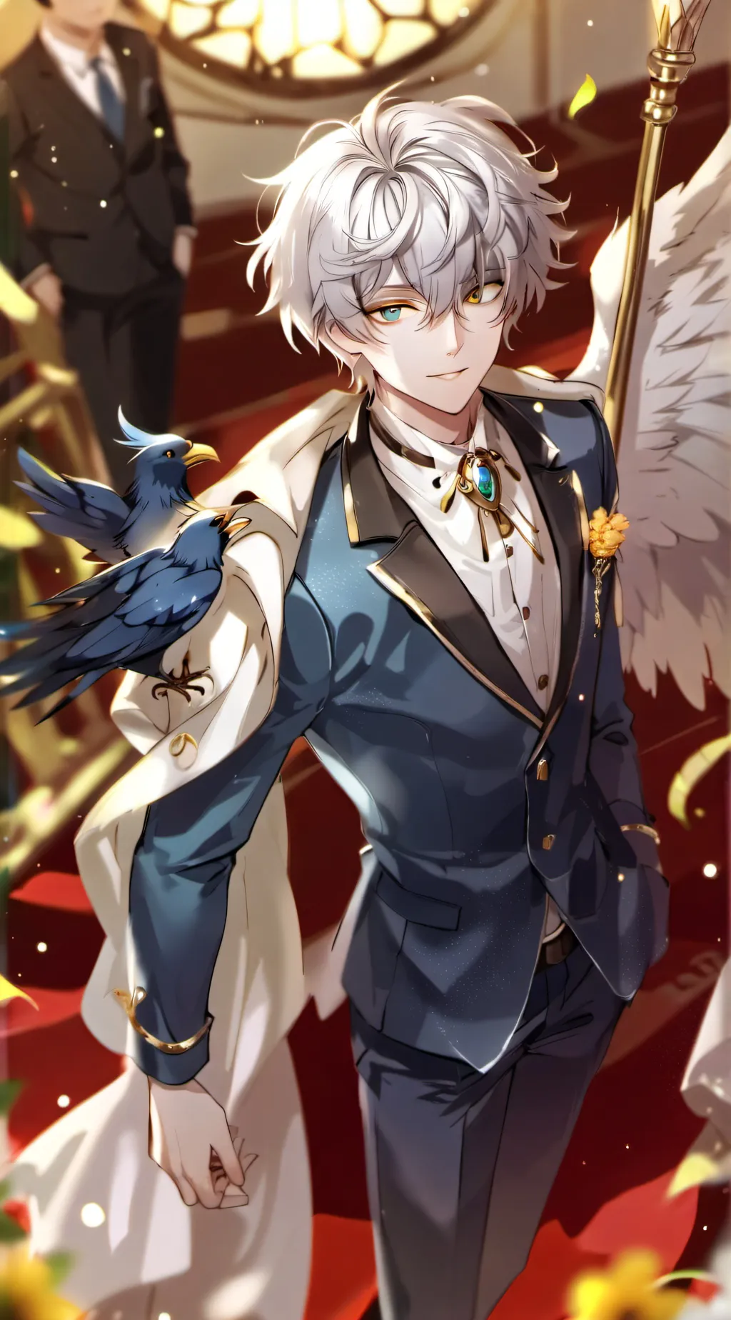 ai character: Prince tomadari  background