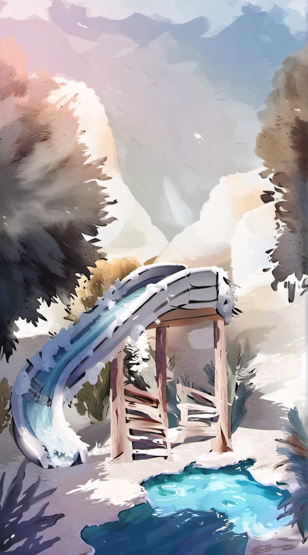 ai character: Fpe pool PT.2! background