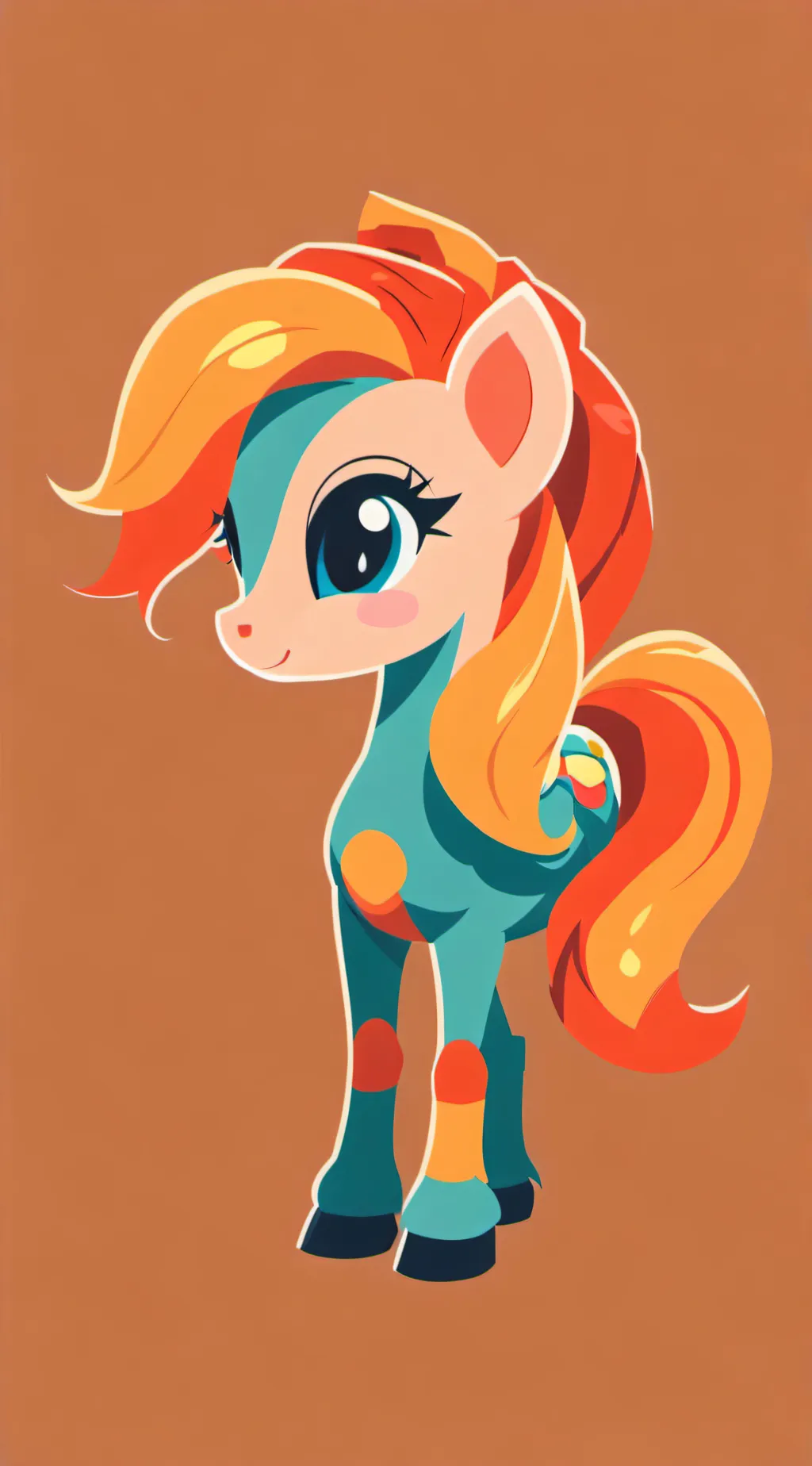 ai character: My little pony  background