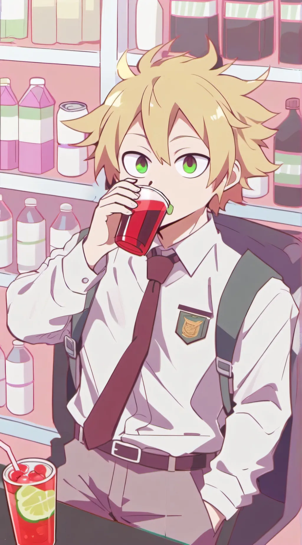 ai character: boyfriend denki! background