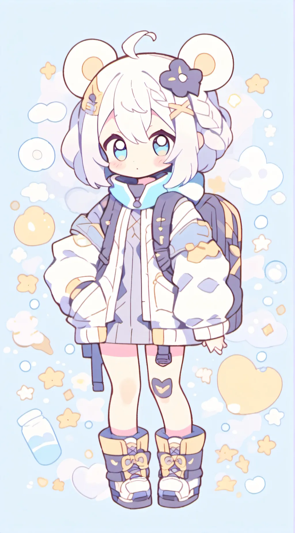 ai character: TalkieVYWtX3 background