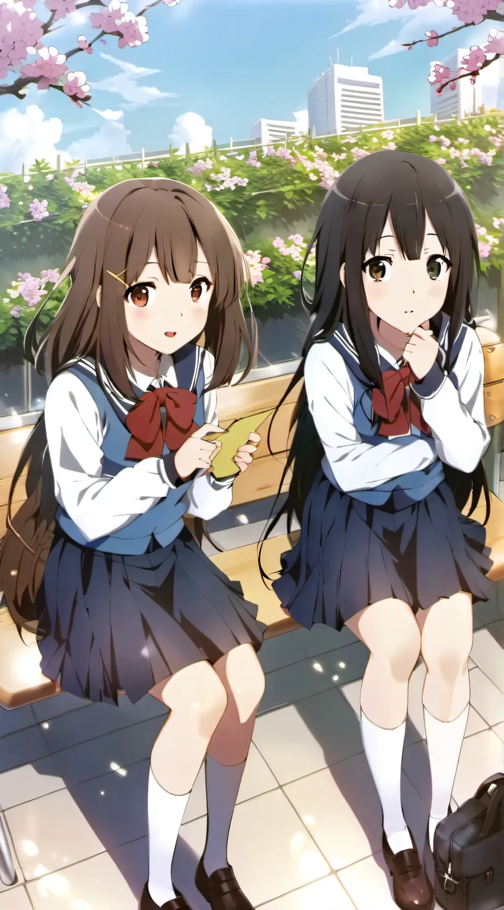 ai character: Sisters  background