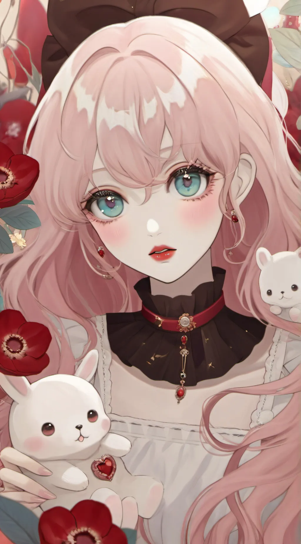 ai character: Rose background