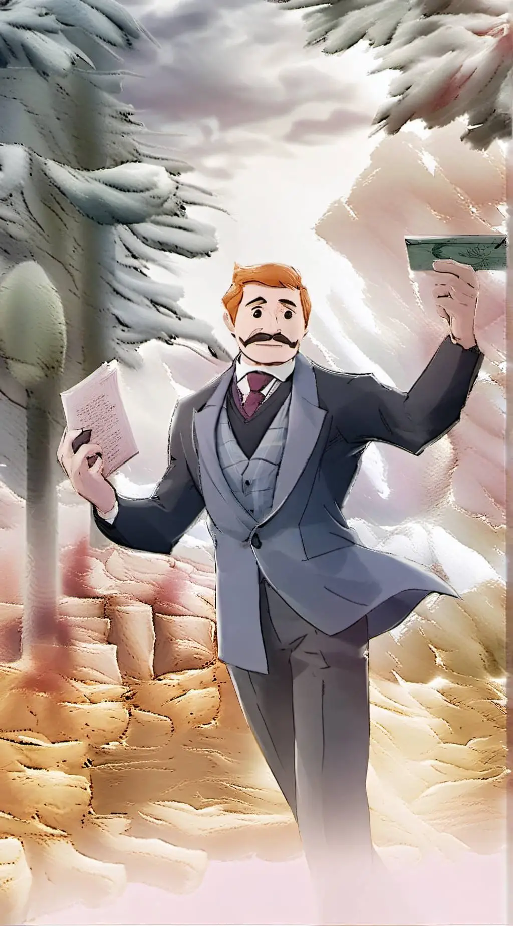 ai character: Goodman family sml background