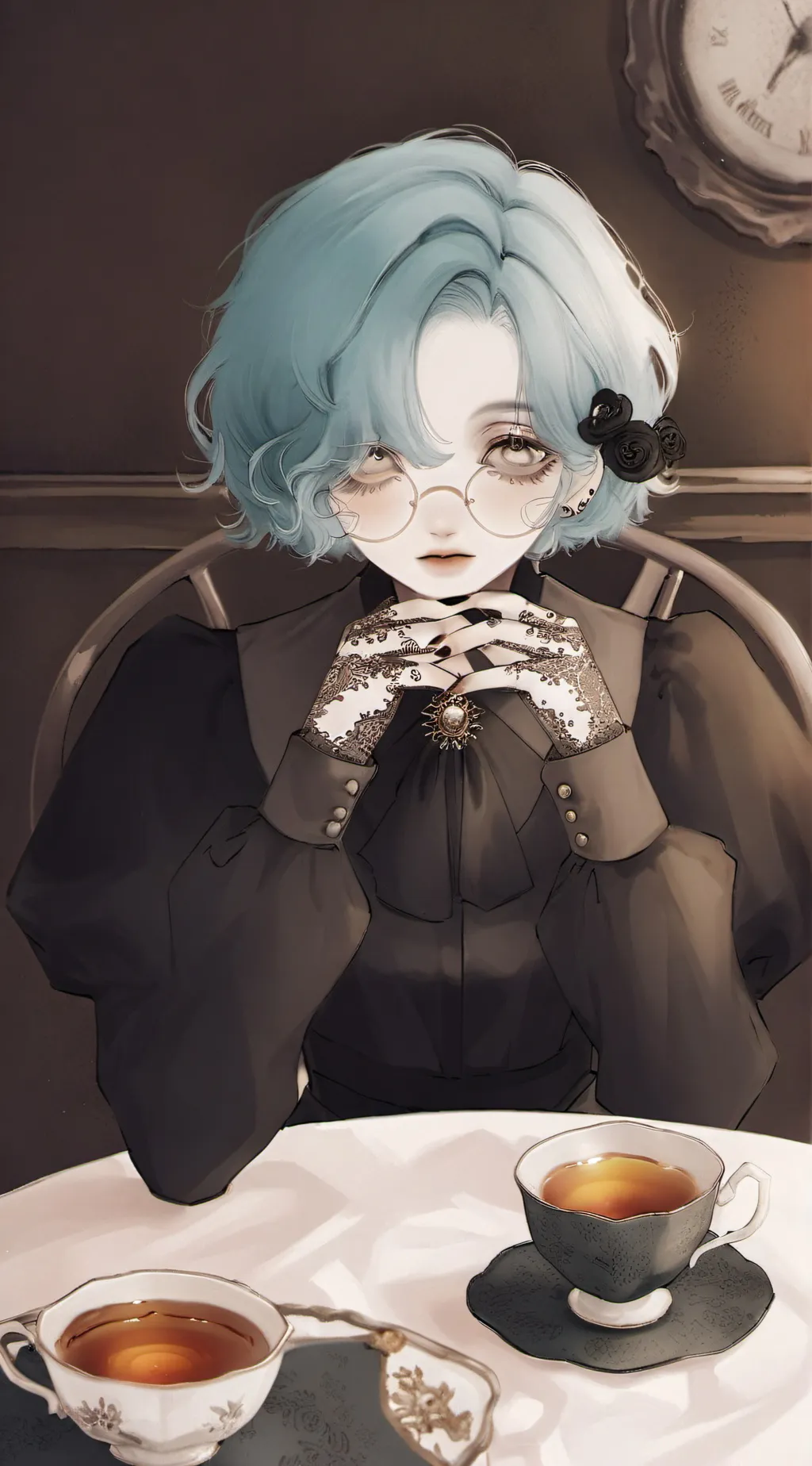 ai character: ꧁Viola꧂𓁹 background