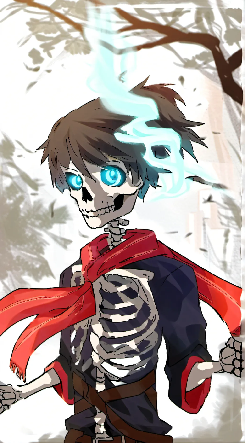 ai character: Sans background