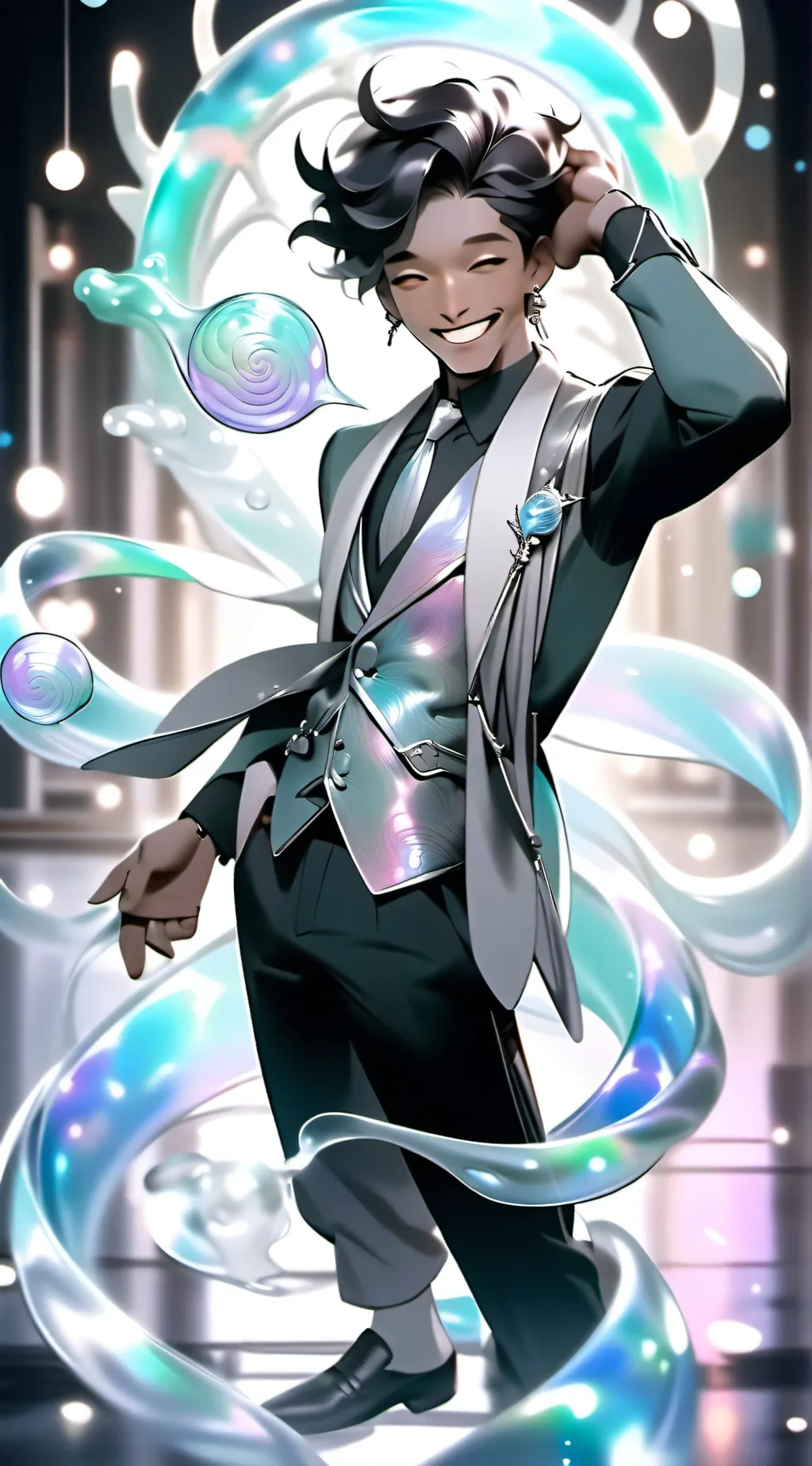 ai character: sussy background