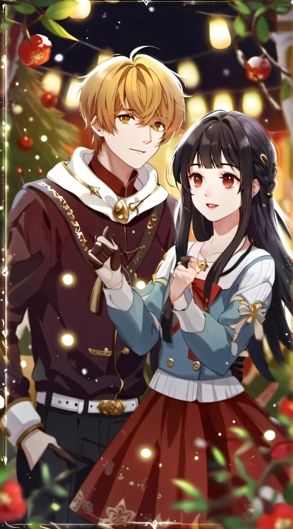 ai character: Sophia and Mike background