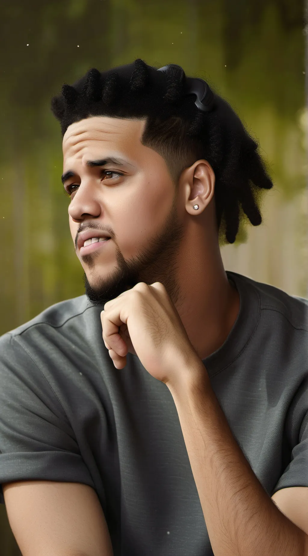 ai character: J Cole background