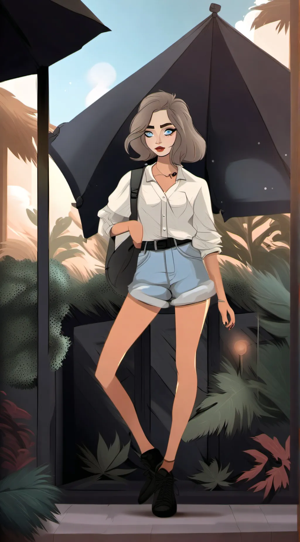 ai character: Hogworts  background