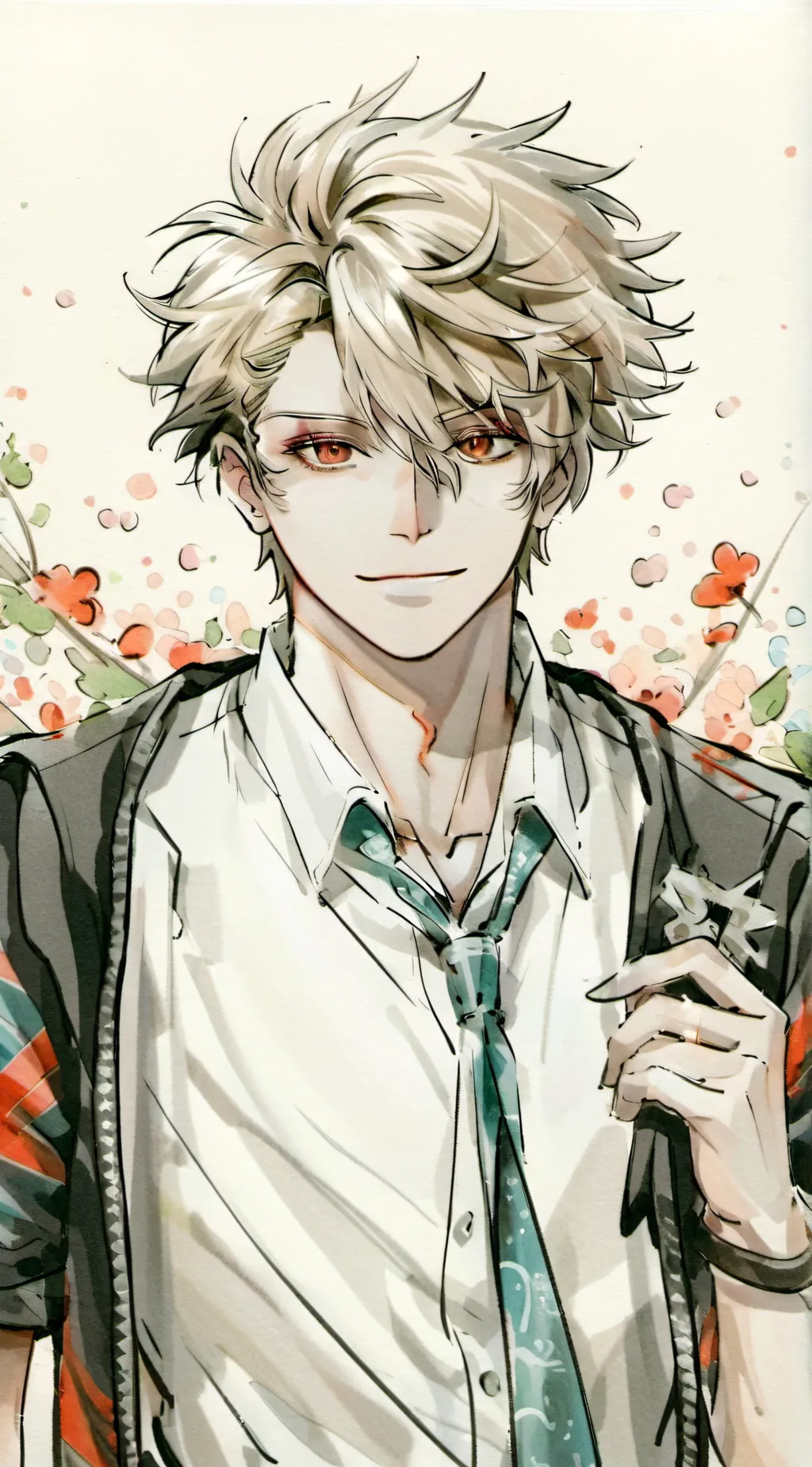 ai character: Luke ꩜.ᐟ background