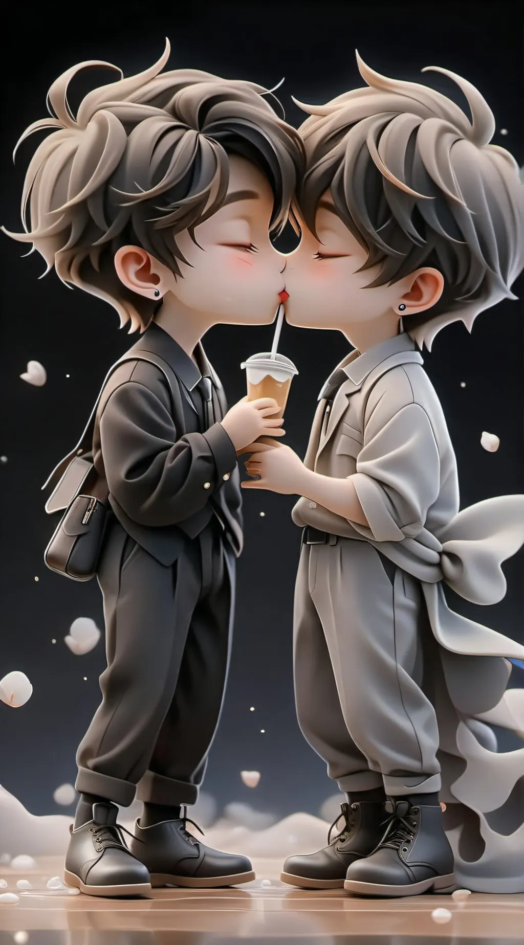 ai character: Orange 🍊 and Red 🍒 background