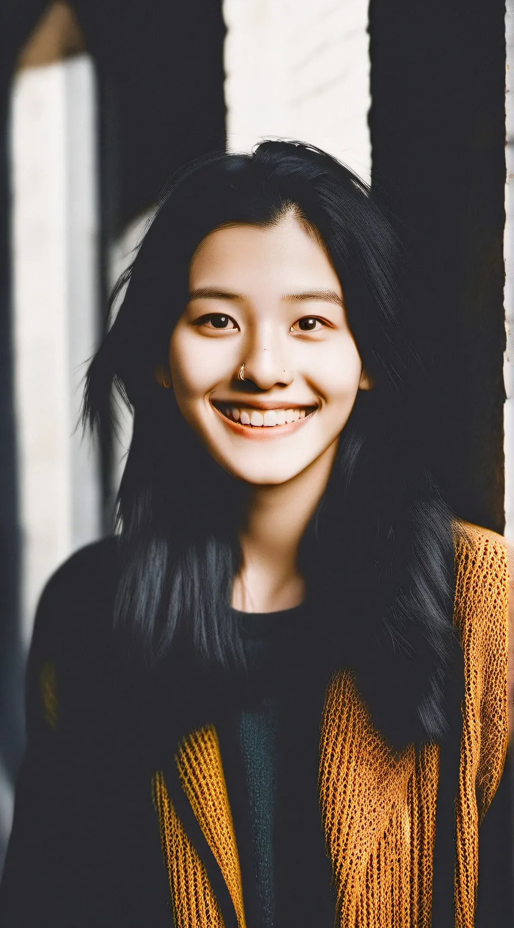 ai character: Ashley  background