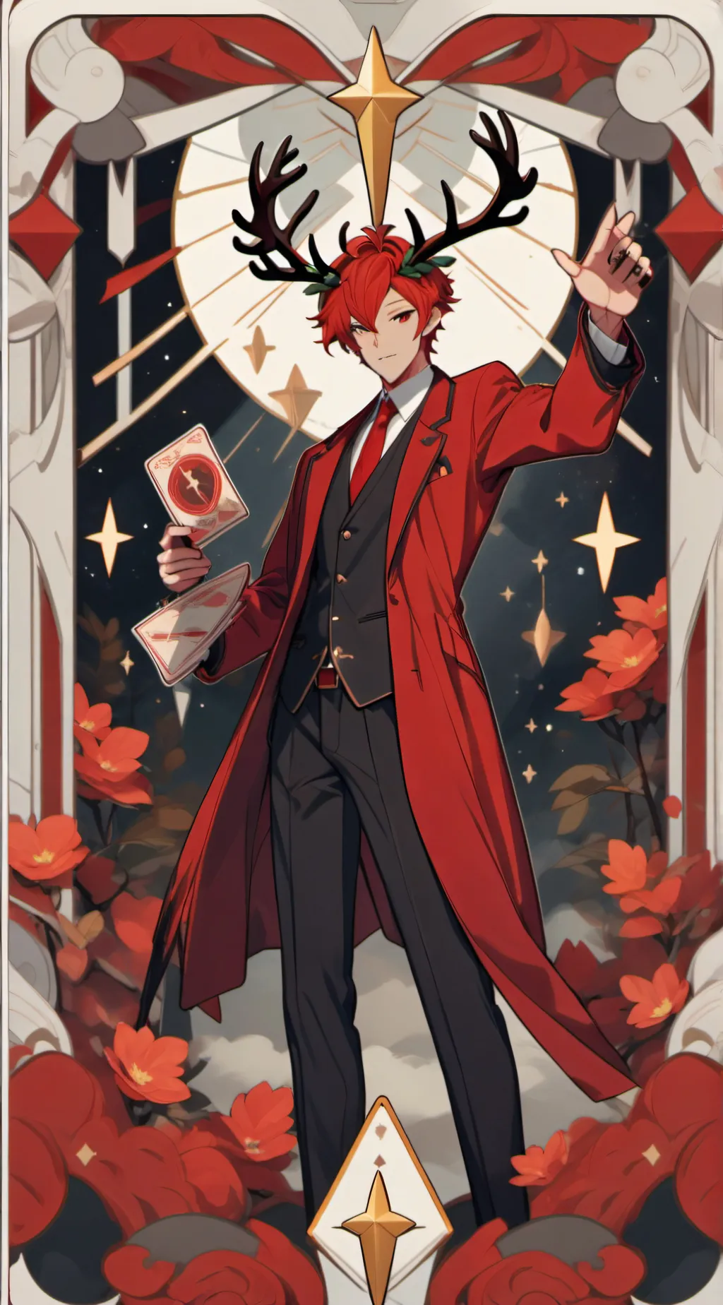 ai character: Alastor BOOM background