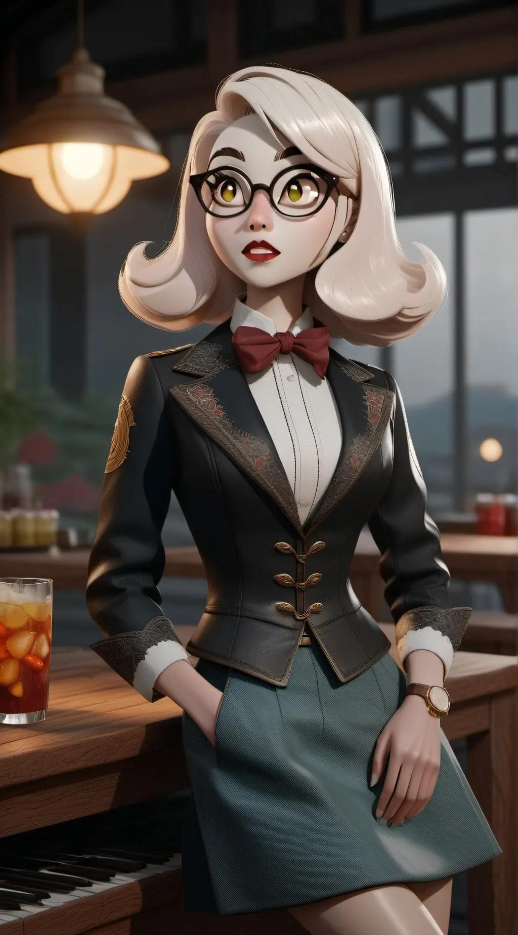 ai character: Velvette X Charlie background