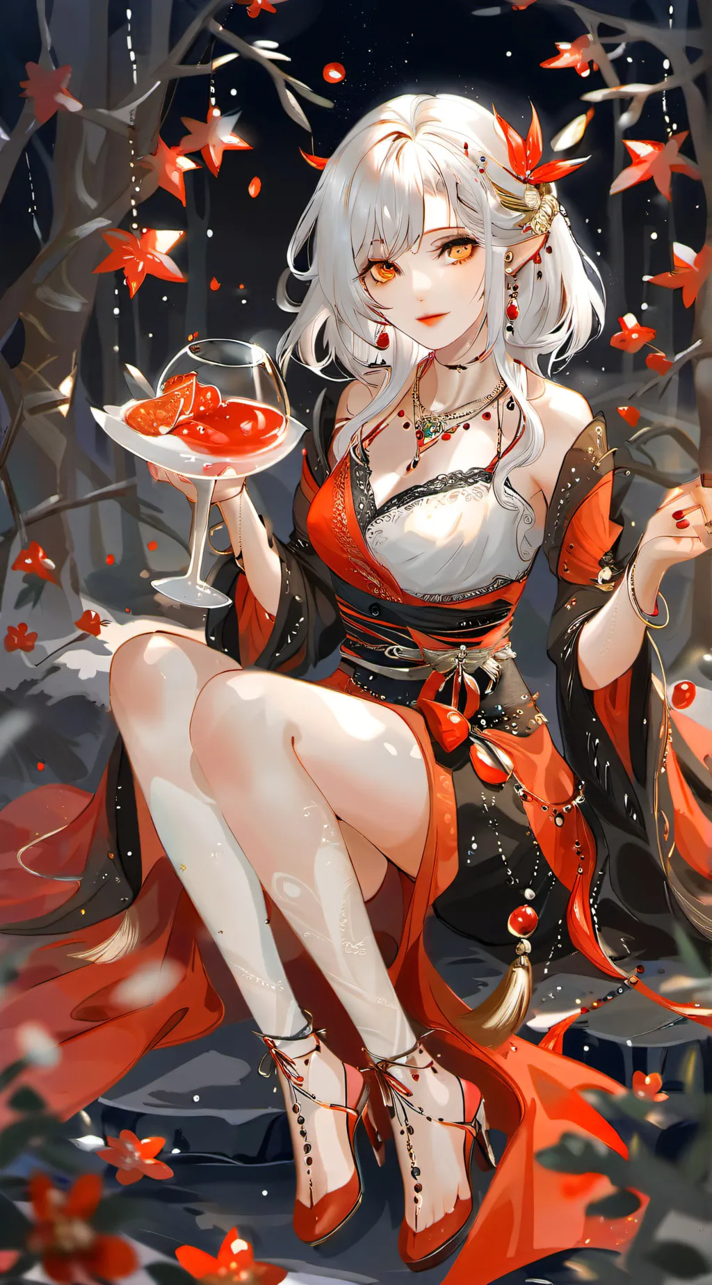 ai character: ariana  background