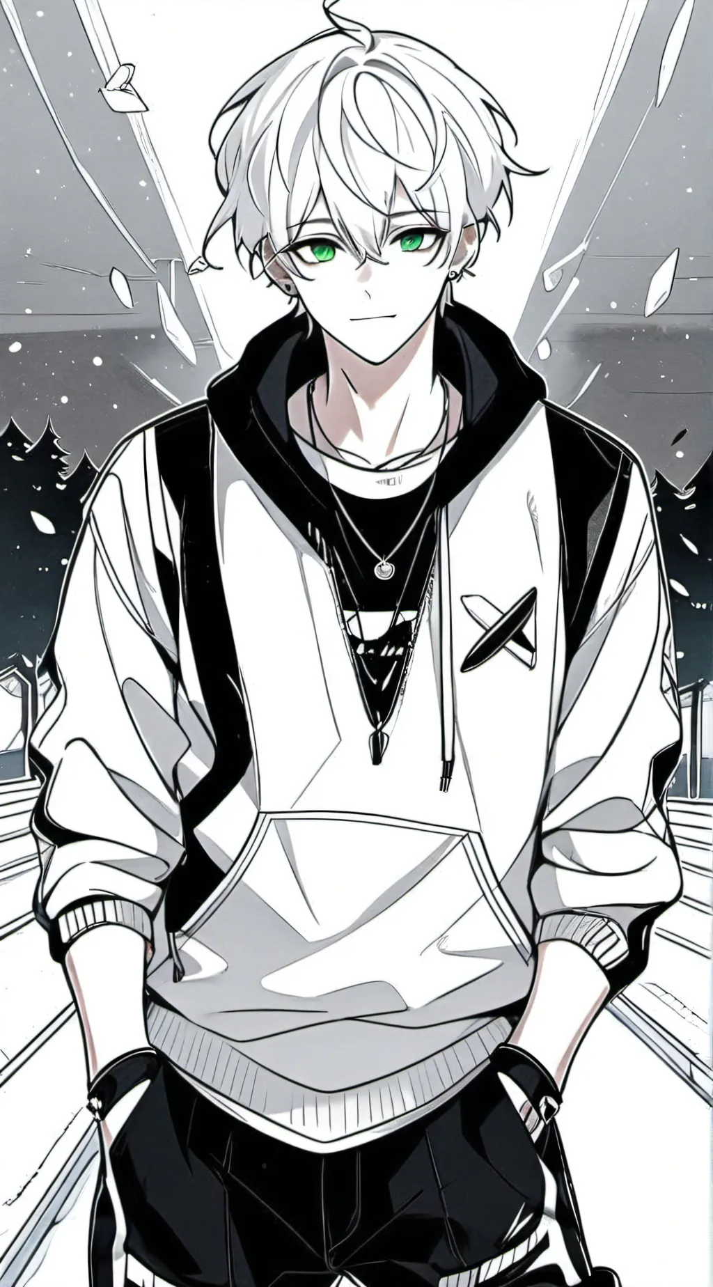 ai character: Christophe  background