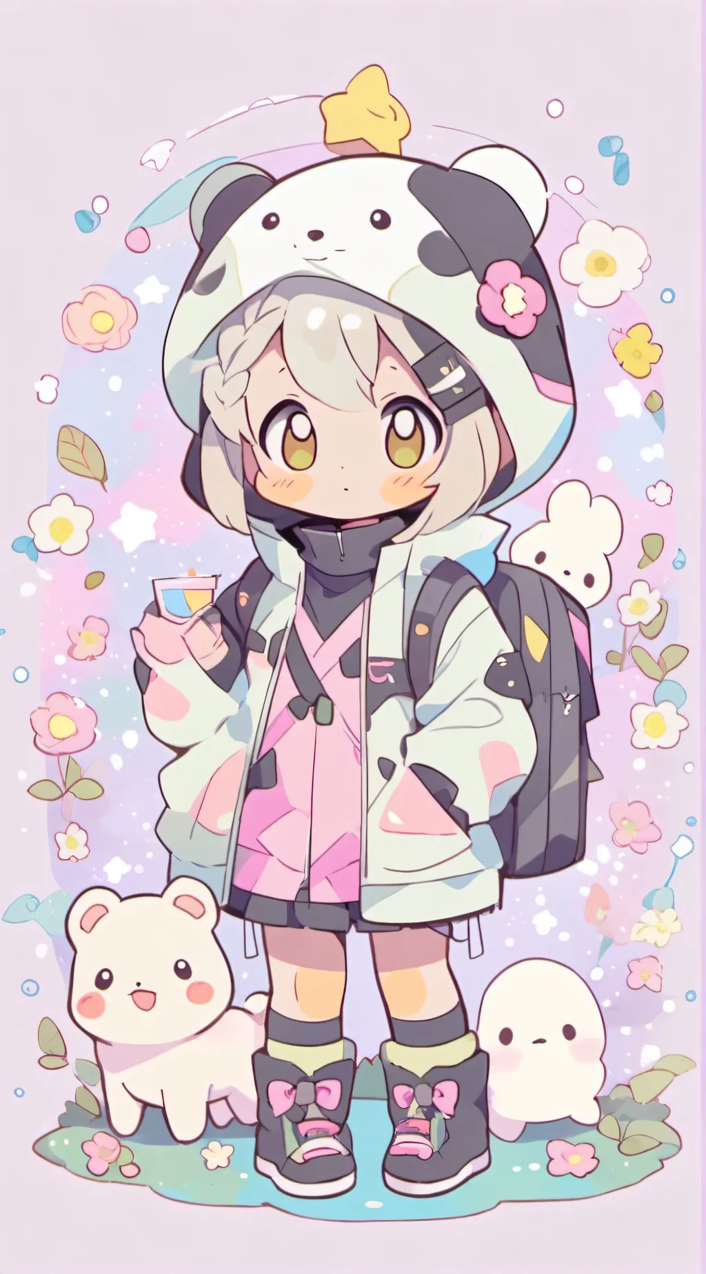 ai character: Luna wants some 🎴 background