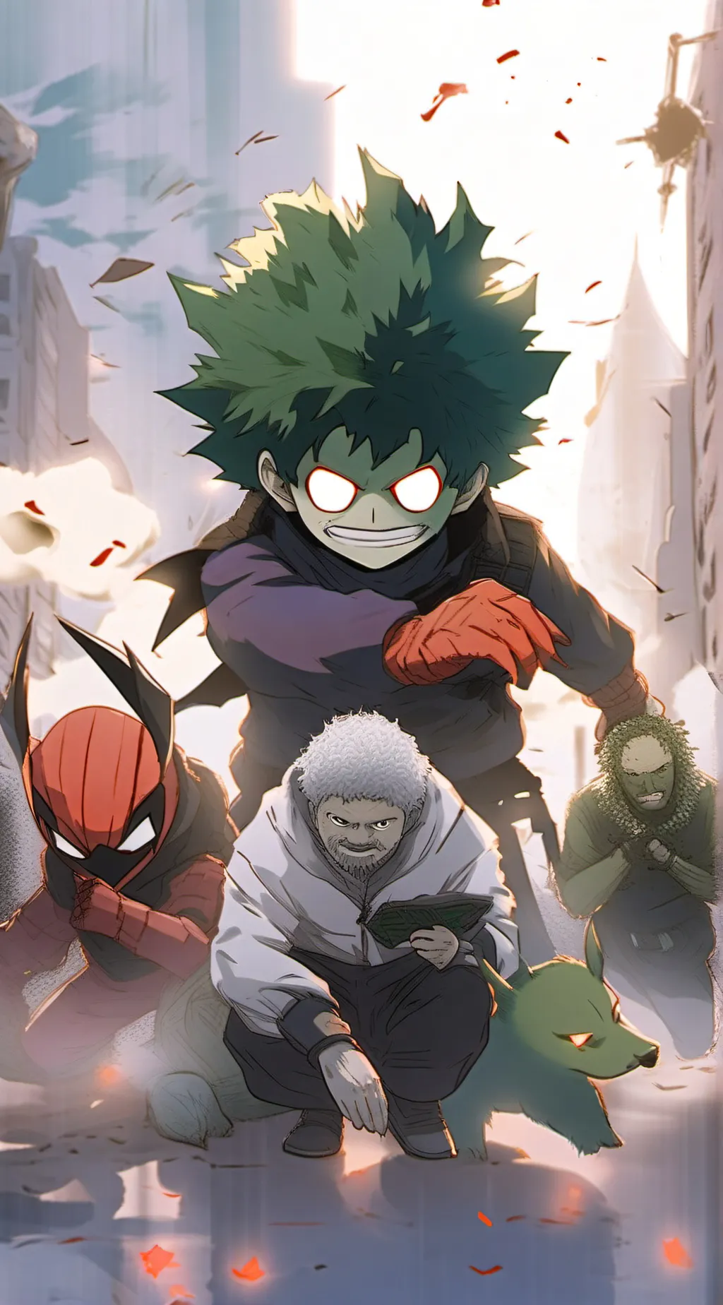 ai character: villian deku background