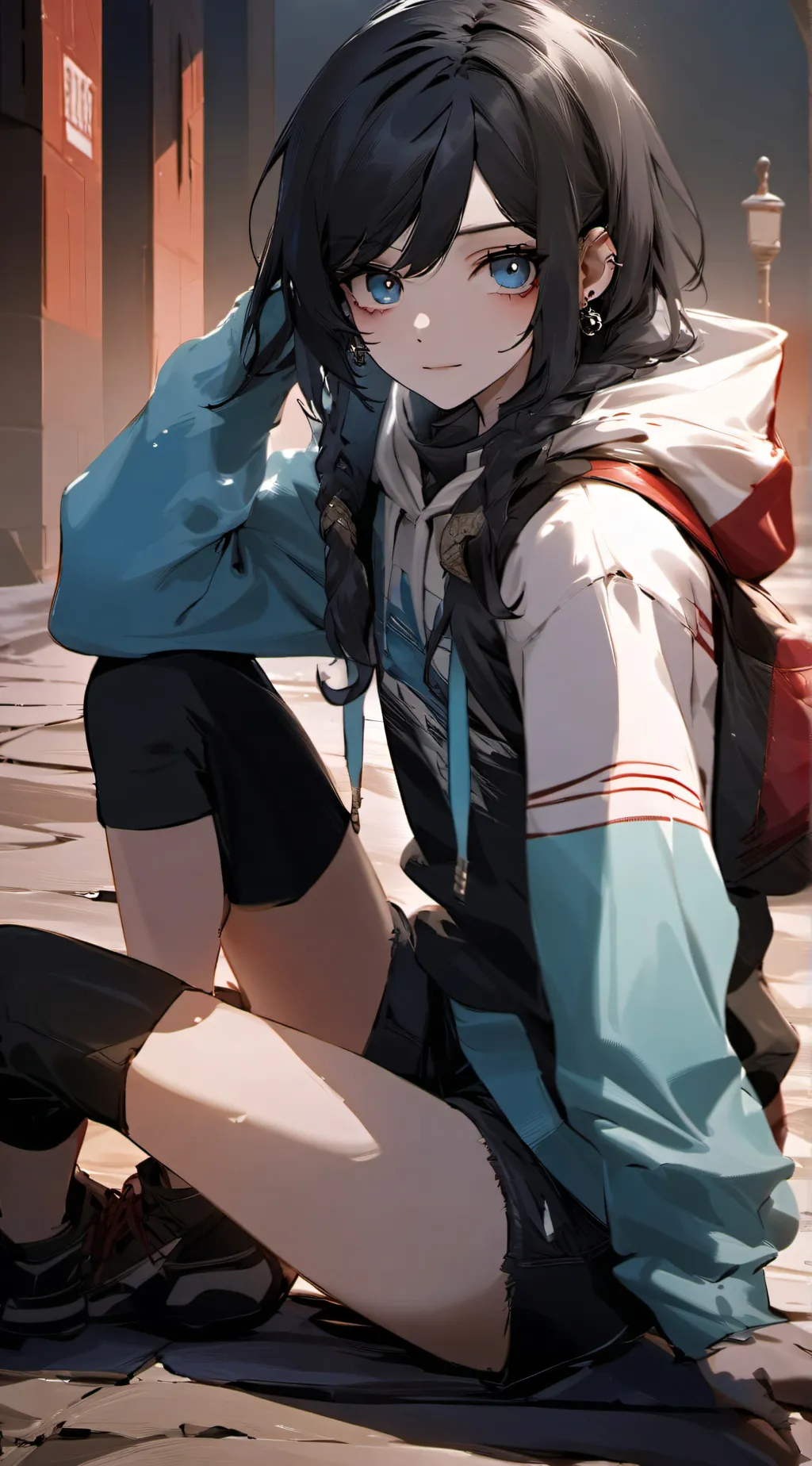 ai character: mha depressed background