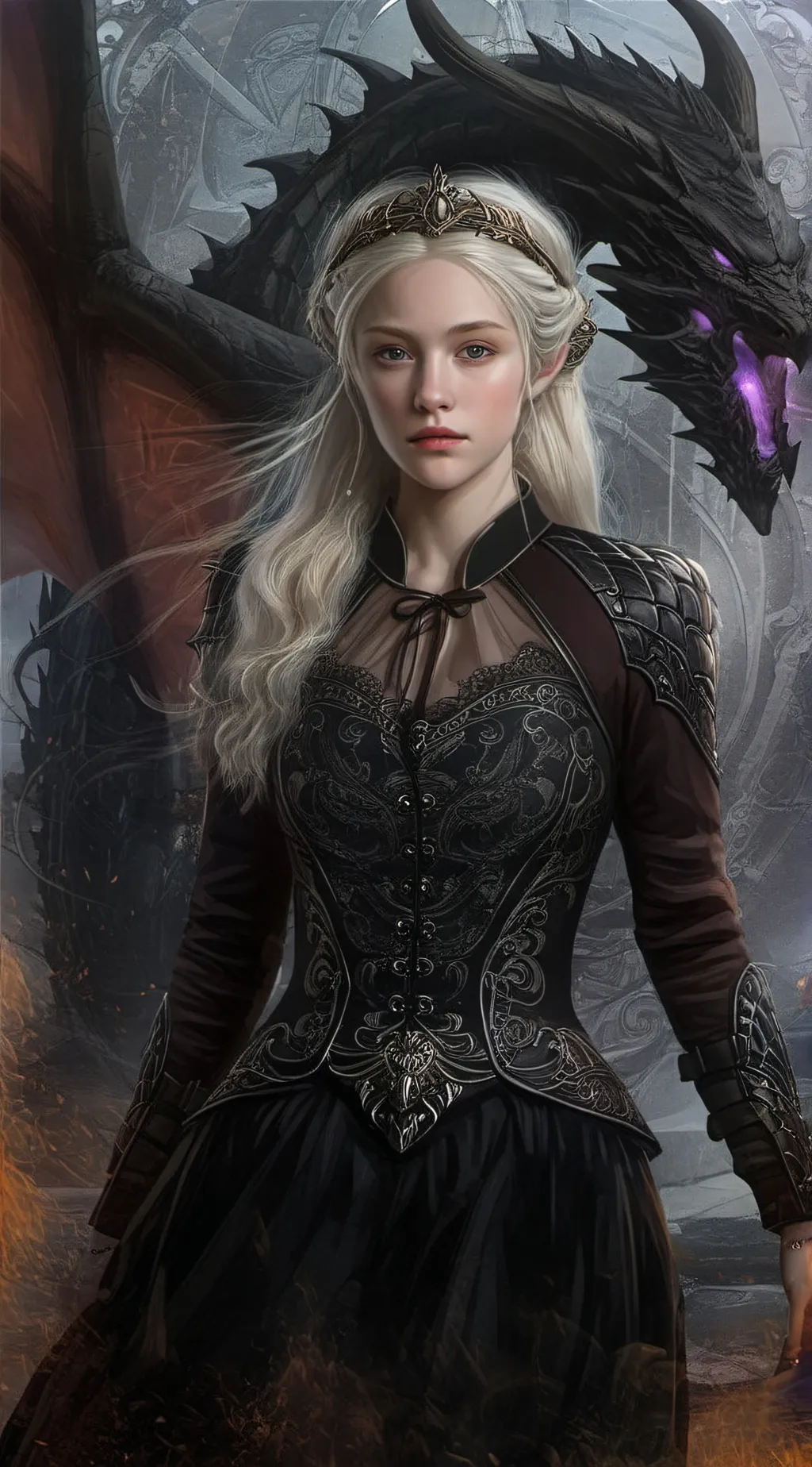 ai character: Aeryn Targaryen background