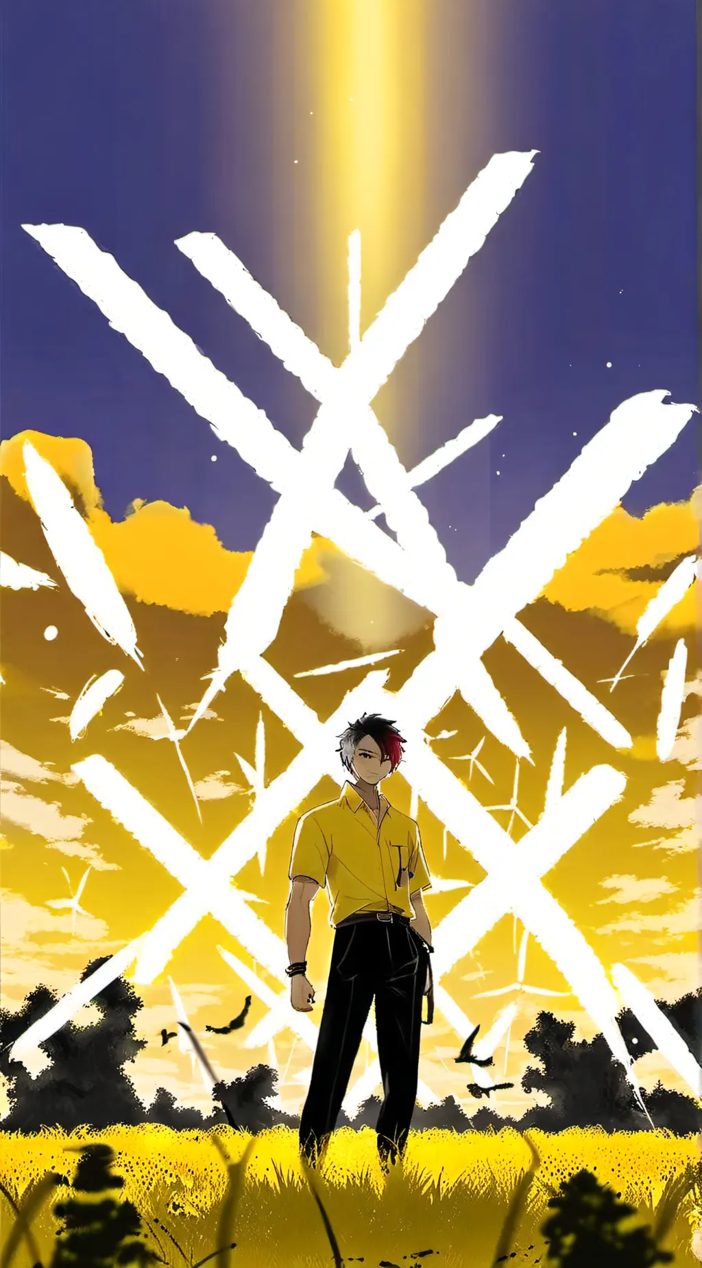 ai character: X background