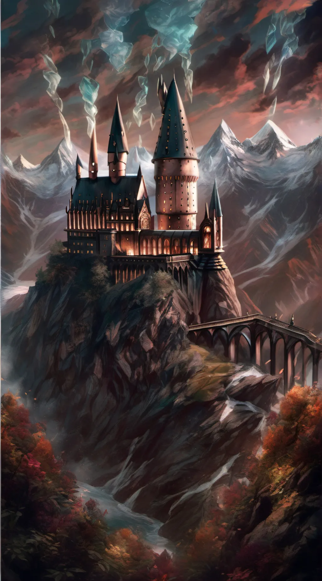 ai character: Hogwarts background