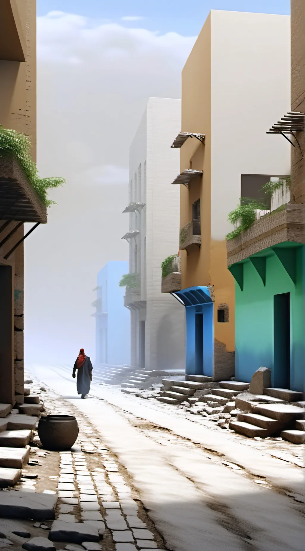 ai character: infinity castle  background