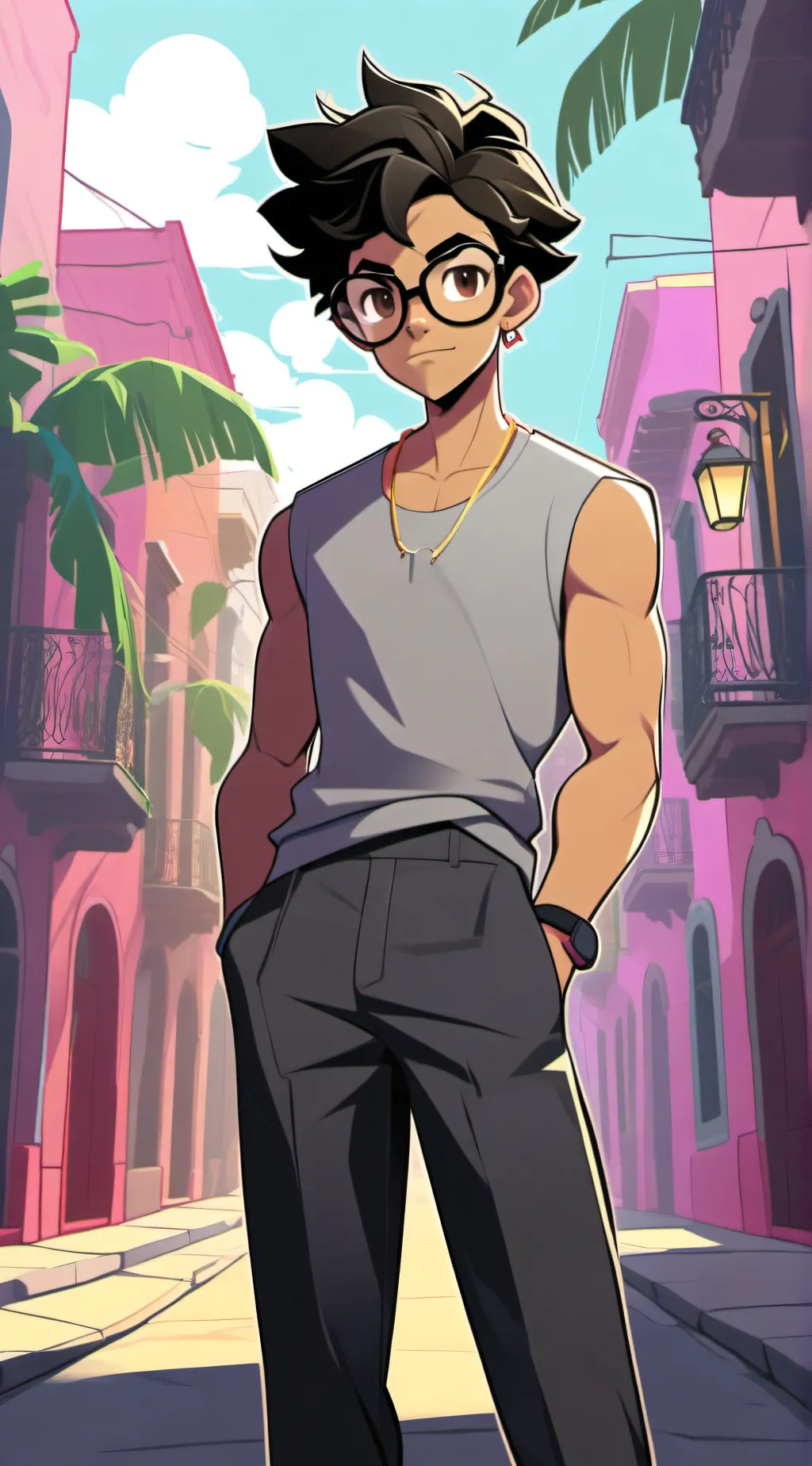 ai character: lukas background