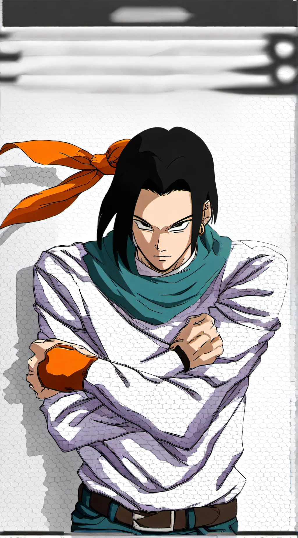 ai character: android17Z background