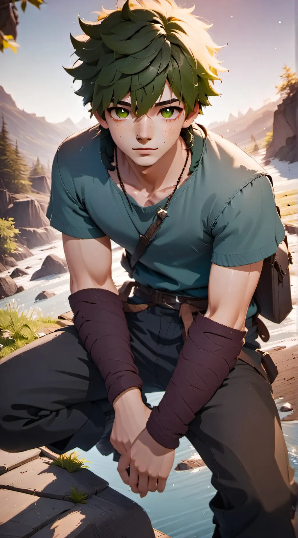 ai character: Mha Troll Virus background