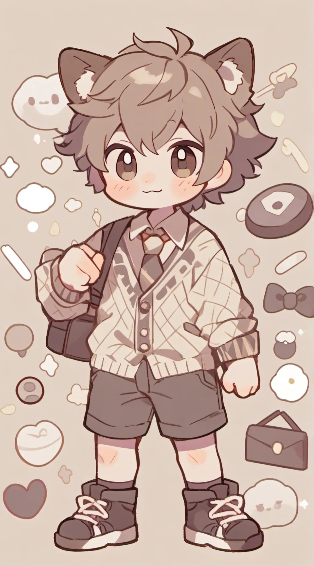 ai character: noah background