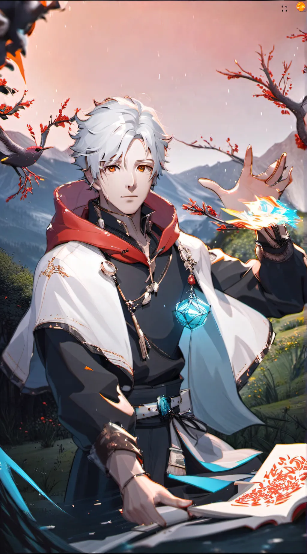 ai character: The king background